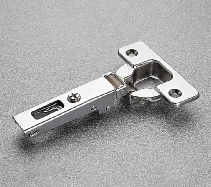 C2R6A99 - Hinge - 110 Degree - Full Overlay-  Self Close - Dowels - Nickel Finish - Salice