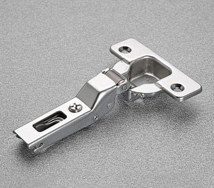 C2R6G99 - Hinge - 110 Degree - Half Overlay - Self Close - Dowels - Nickel Finish - Salice