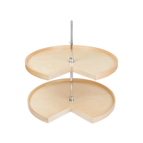 CONSHO19PCPF - Lazy Susan - 19 inch - Pie Cut - 3 Shelf Set without Hardware - Contender Series