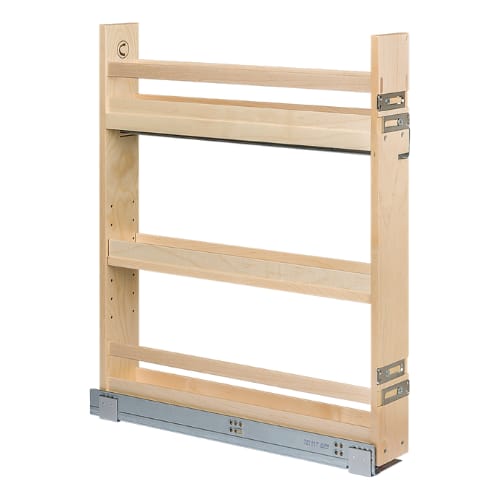 SIGBO35PF - Base Organizer - One Adjustable Shelf - 14 inch Minimum Cabinet Opening Width - Prefinished Maple - Signature Series