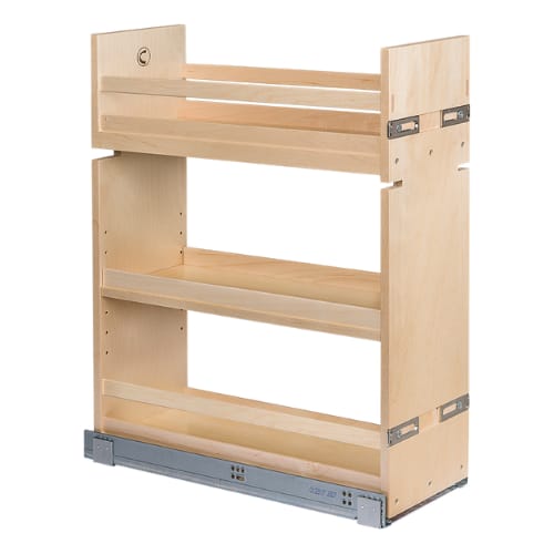 SIGBO70PF - Base Organizer - One Adjustable Shelf - 7.5 inch Minimum Cabinet Opening Width - Prefinished Maple - Signature Series