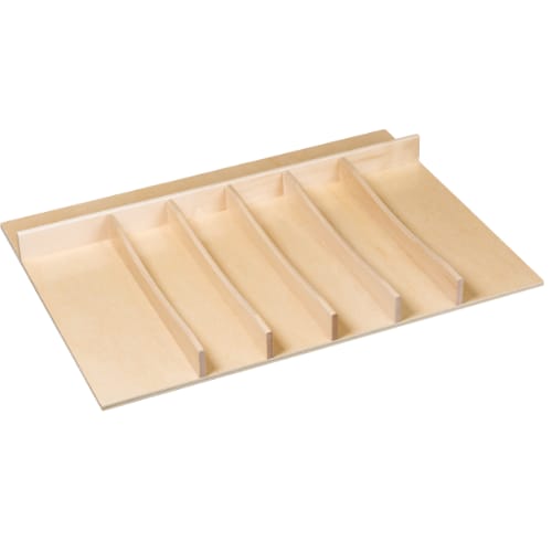 TTUT26PF - Utensil Tray Insert - 26.75 inch x 2.25 inch x 19.75 inch - Prefinished Maple
