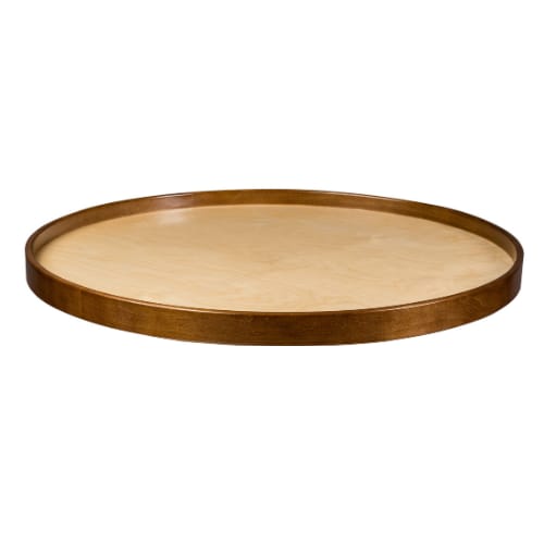 WCCSHO32FRPF - Lazy Susan Shelf Only - 32 inch Full Round - 2 Shelf Set - Prefinished Walnut Stain - Walnut Creek Series