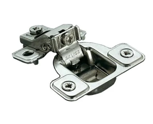 CSR3799XR - Hinge - 106 Degree - 1/2 Inch Overlay - Self Close - Dowels - Face Frame - 3 Cam - Nickel Finish - Salice