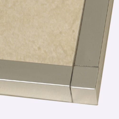 GLM-CSESS80 - Square Edge Corner - 5/16 Inch - 8ft - Stainless Steel Mirror Finish