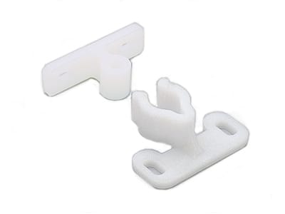 K-CATCH/WHT-T - Knuckle Catch - White - Sugatsune
