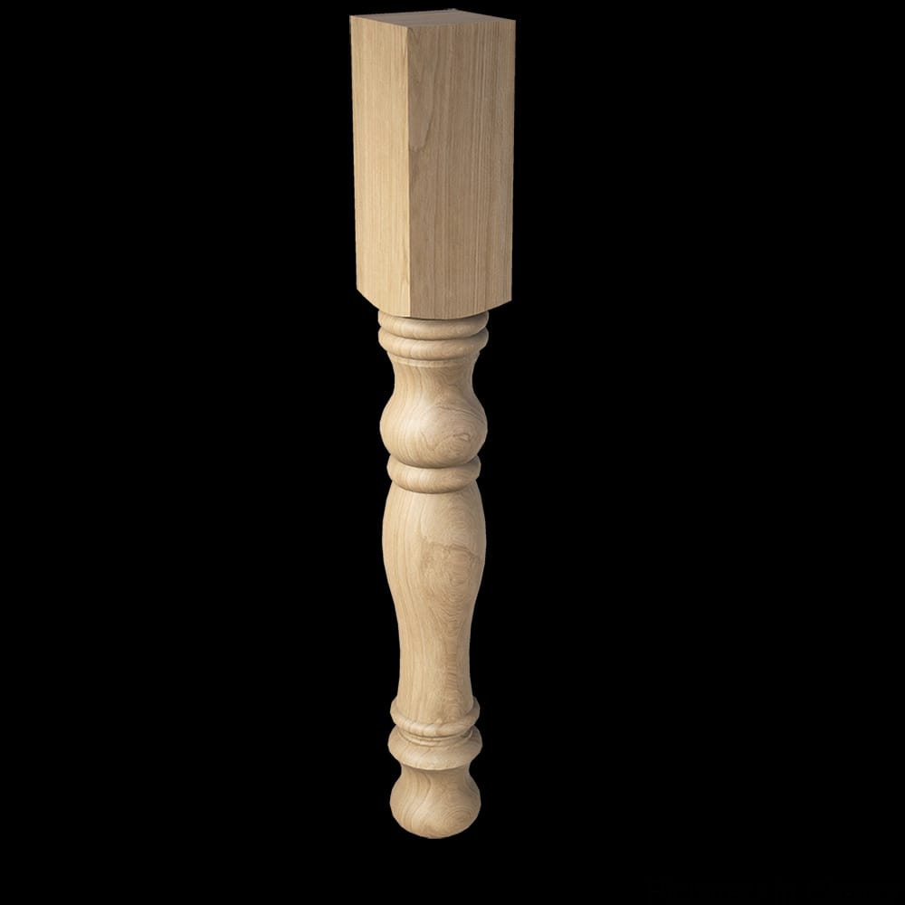 01000110CH1 - Designs of Distinction - English Country - Table Leg - 29.25 inch - Cherry