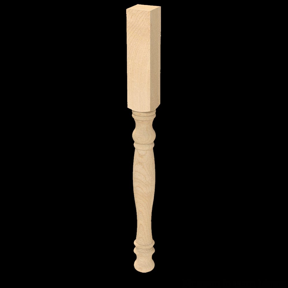 01000310CH1 - Designs of Distinction - English Country - Bar Column with Foot - 42.25 Inch - Cherry