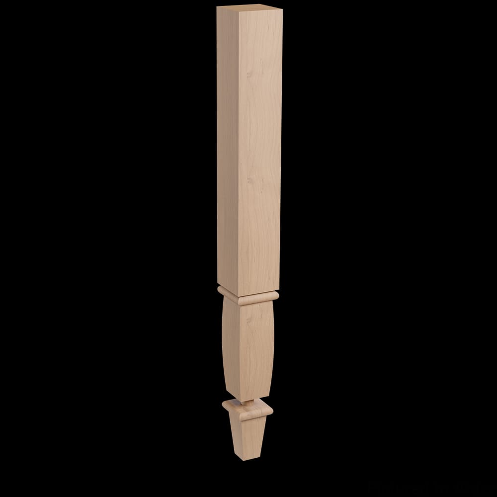 01040275AL1 - Designs of Distinction - 35.25 inch Wright Column with Detachable Foot - Alder