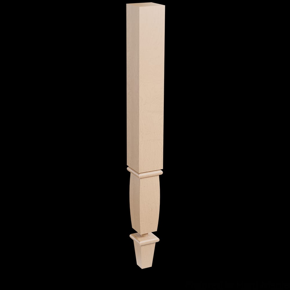 01040275HM1 - Designs of Distinction - 35.25 inch Wright Column with Detachable Foot - Hard Maple