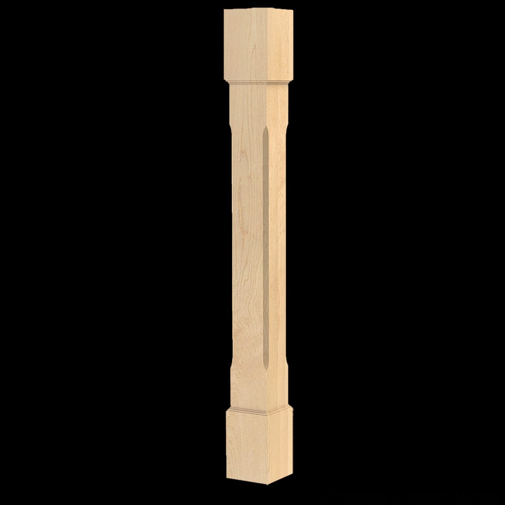01090215WK1 - Designs of Distinction - Metro Island Column - White Oak