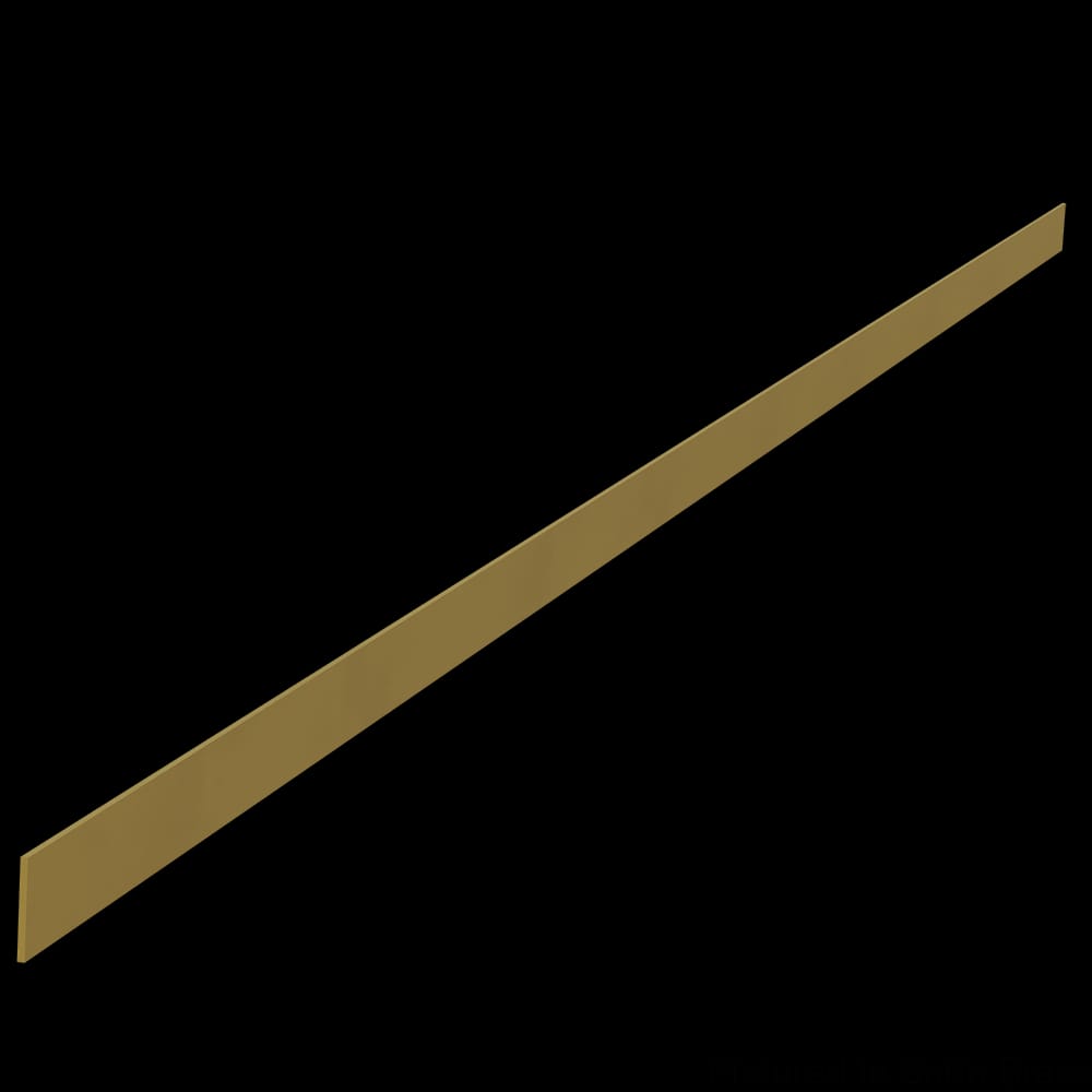 01110171SB1 - Designs of Distinction - 1-1/4 inch Decorative Aluminum Strapping - Satin Brass