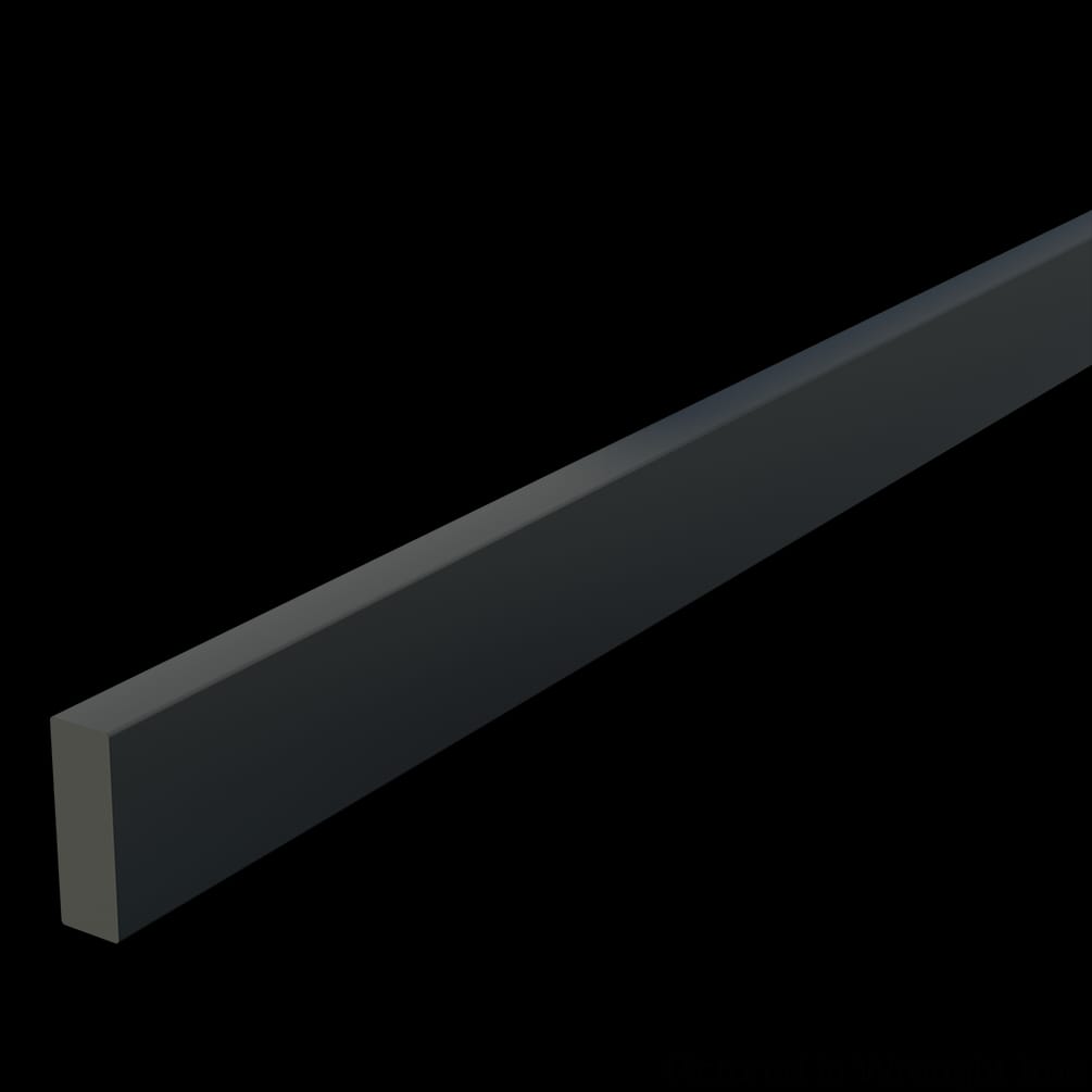 01110788WR1 - Designs of Distinction - .25 inch x .75 inch Decorative Aluminum Strapping - Flat Black