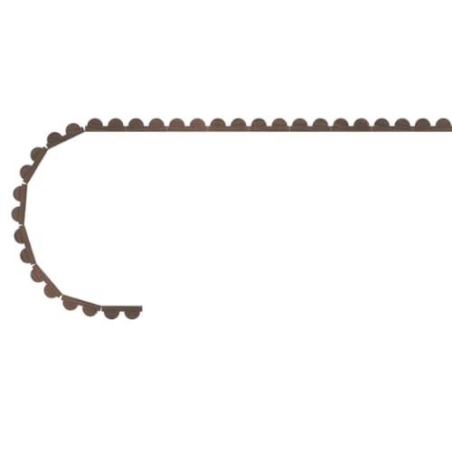 011248110WK1 - Designs of Distinction - .29 inch Bead Flexible Tambour - .25 inch tall - 12 inch wide x 48 inch long - White Oak