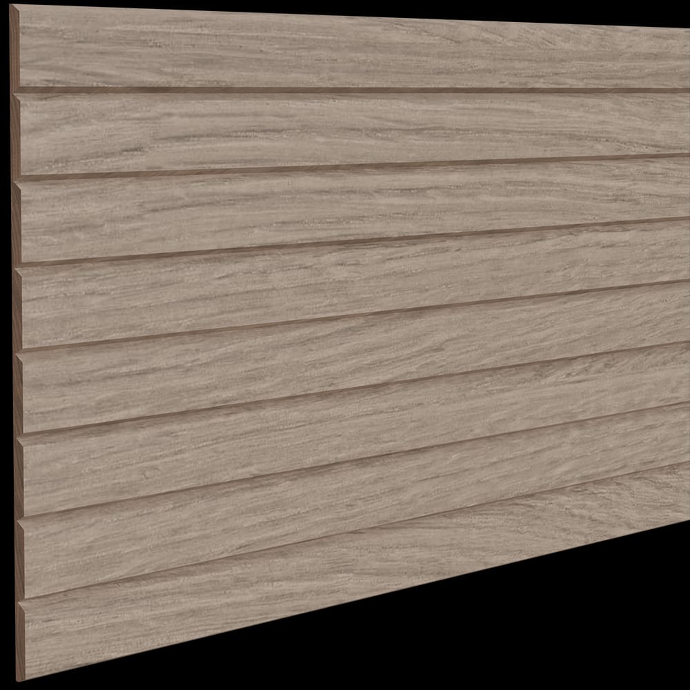 011248206WK1 - Designs of Distinction - 1.5 inch Bevel Flexible Tambour - .344 inch tall - 12 inch wide x 48 inch long - White Oak