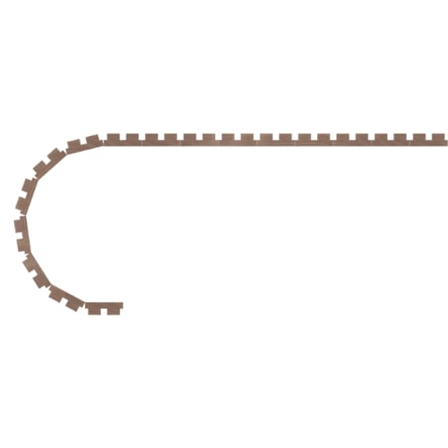 011248302AK1 - Designs of Distinction - 1/4 inch Square Flexible Tambour - .25 inch tall - 12 inch wide x 48 inch long - Red Oak