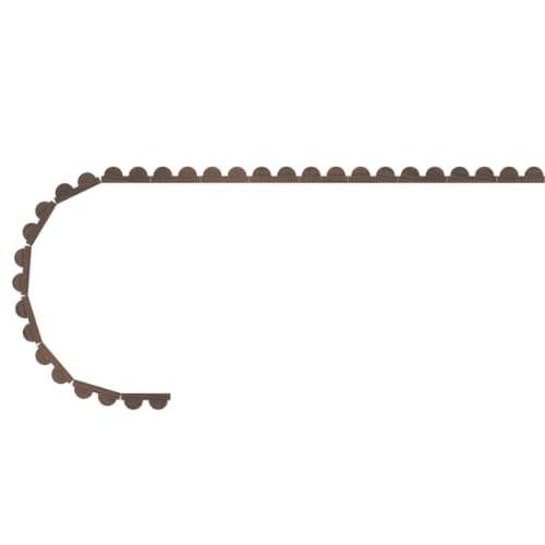 011296110HM1 - Designs of Distinction - .29 inch Bead Flexible Tambour - .25 inch tall - 12 inch wide x 96 inch long - Hard Maple