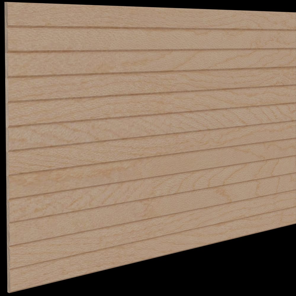011296203HM1 - Designs of Distinction - 1 inch Bevel Flexible Tambour - .313 inch tall - 12 inch wide x 96 inch long - Hard Maple