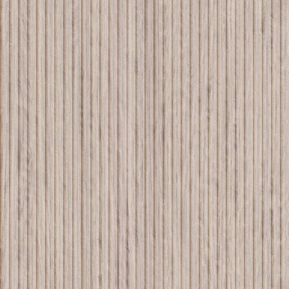 011296402WK1 - Designs of Distinction - 1/4 inch Cove-Cut Flexible Tambour - .25 inch tall - 12 inch wide x 96 inch long - White Oak