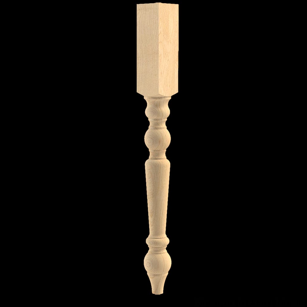 01140210HM1 - Designs of Distinction - Tulip Island Column - Hard Maple