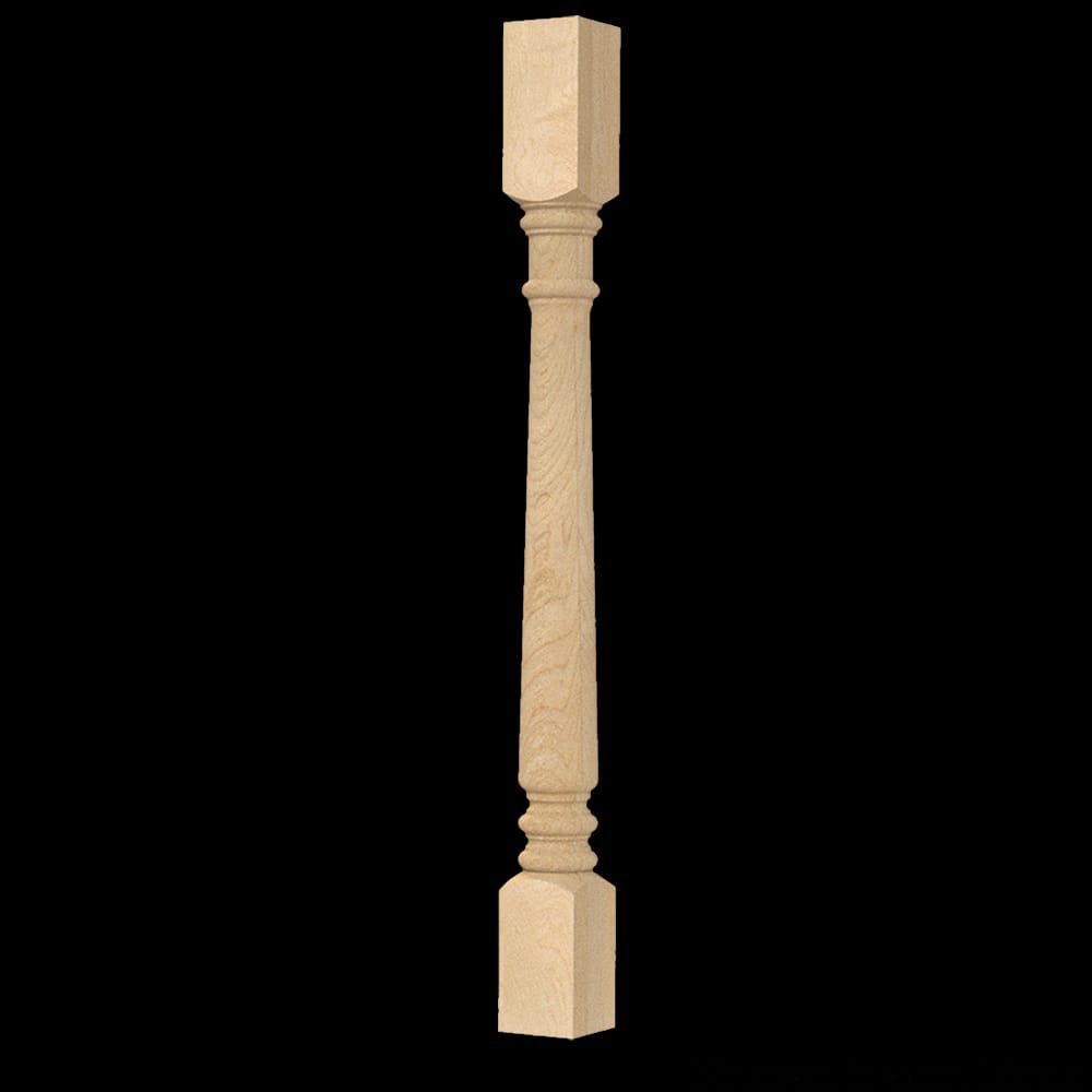 01160310AK1 - Designs of Distinction - Double Square Bar Column - Red Oak