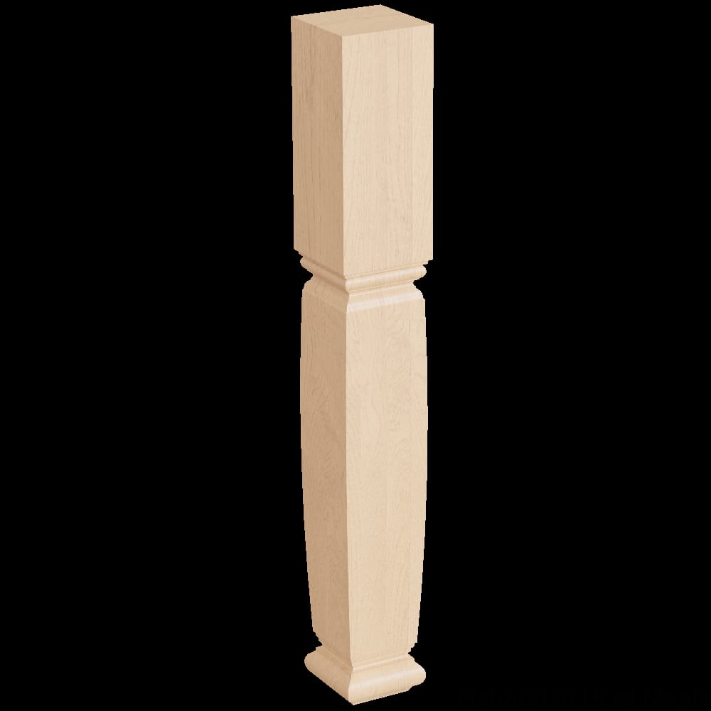 01220260PT1 - Designs of Distinction - Large Diameter Square English Estate Island Column - Paint Grade