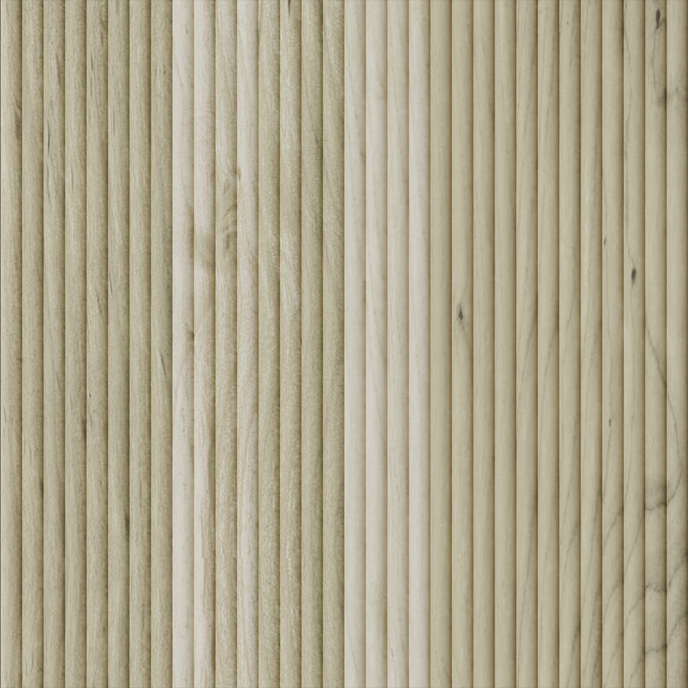 012448107PT1 - Designs of Distinction - 3/8 inch Bead Flexible Tambour - .375 inch tall - 24 inch wide x 48 inch long - Paint Grade