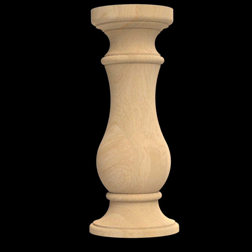 01290180AK1 - Designs of Distinction - Charleston Table Pedestal - Red Oak