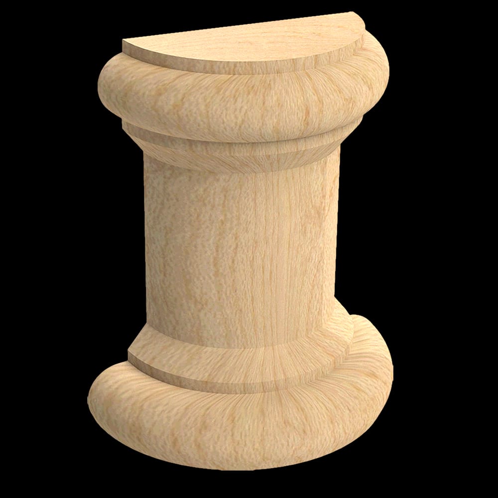 01321510AL2 - Designs of Distinction - Series 150 - End Spindle - Half - Alder