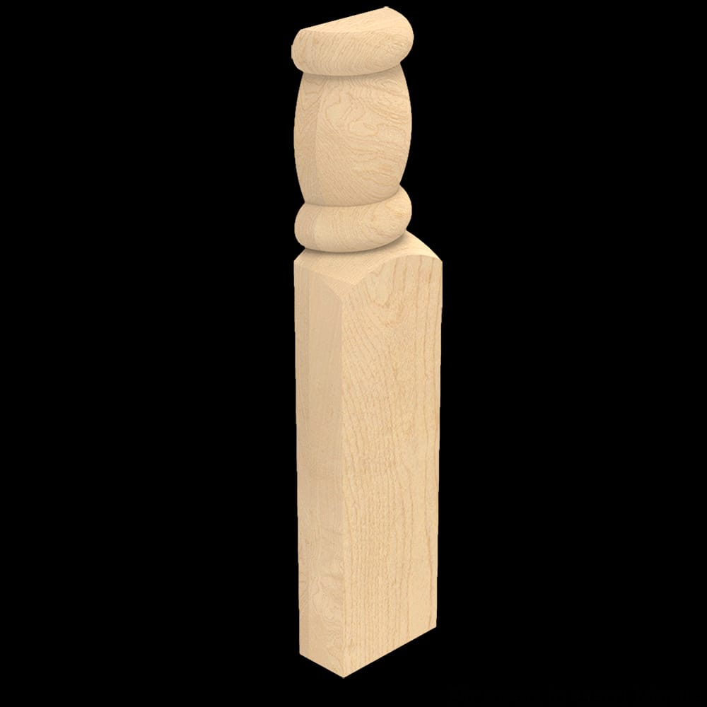 01391510HM2 - Designs of Distinction - Series 150 Spindle/End Block, Half - Hard Maple