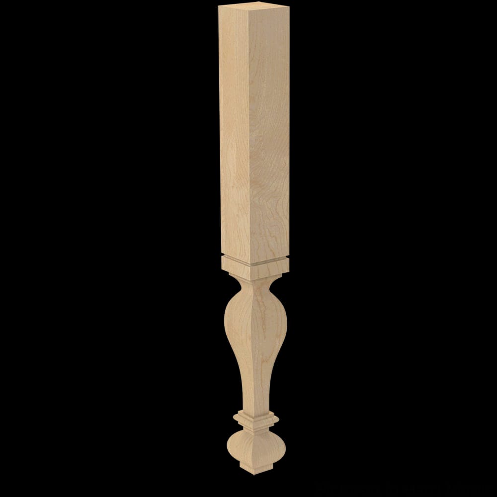 01590222WL1 - Designs of Distinction - 3.5 inch Gaelic Column - Walnut
