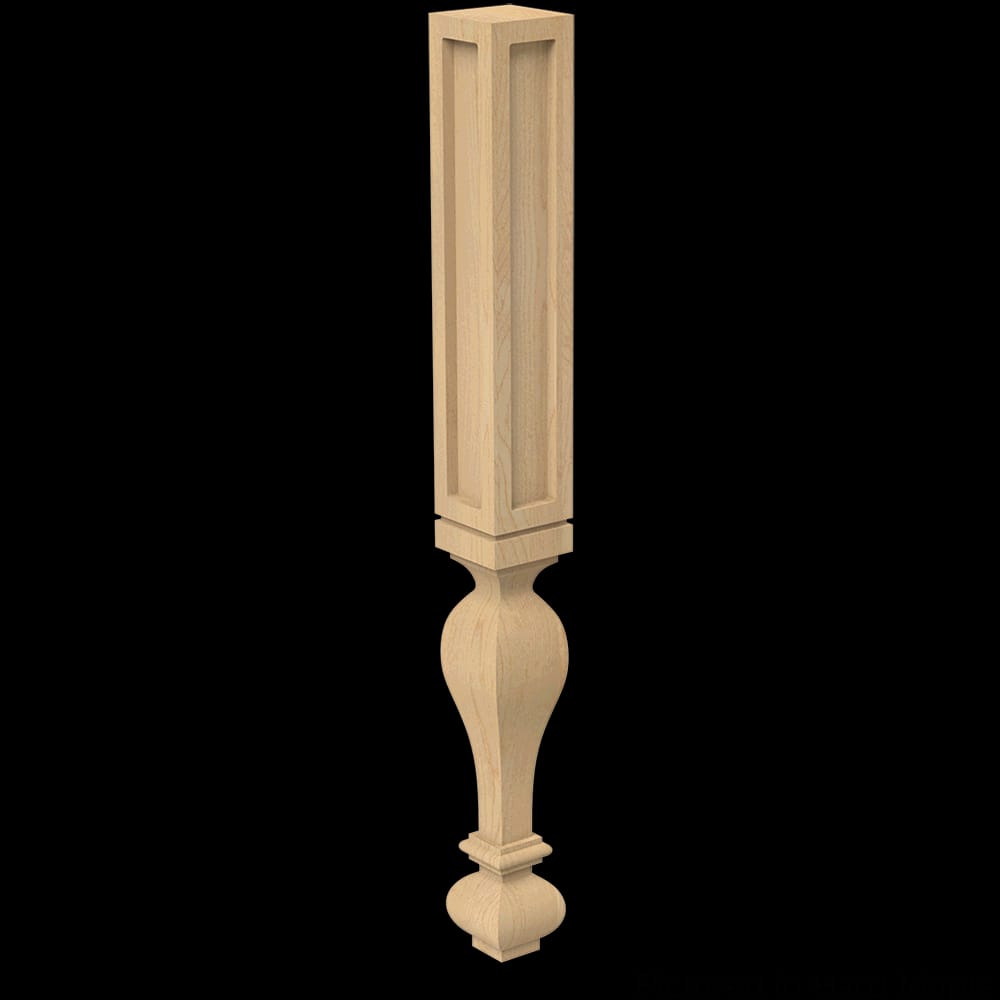 01590223CH1 - Designs of Distinction - 3.5 inch Routed Gaelic Column - Cherry
