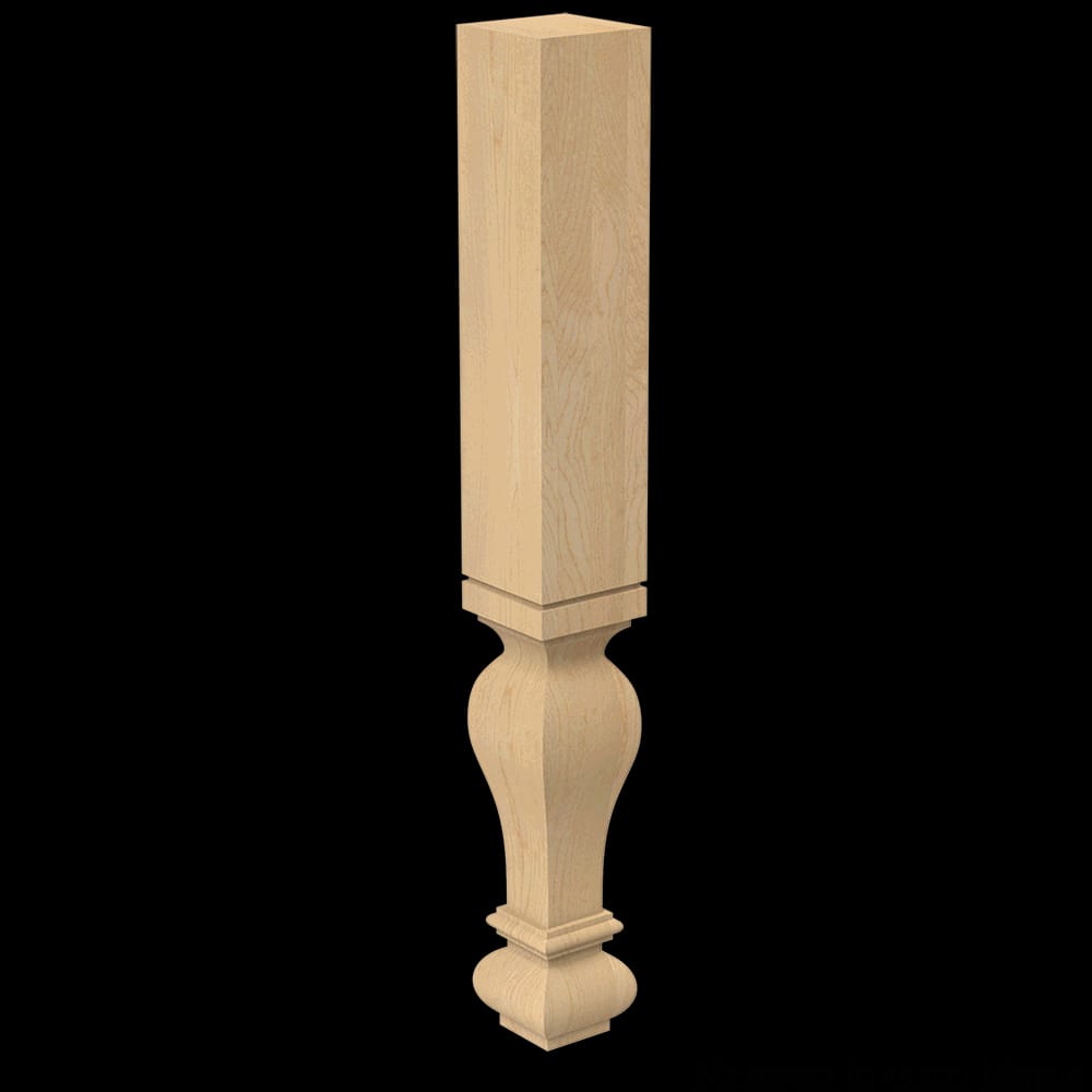 01590224WL1 - Designs of Distinction - 4.5 inch Gaelic Column - Walnut