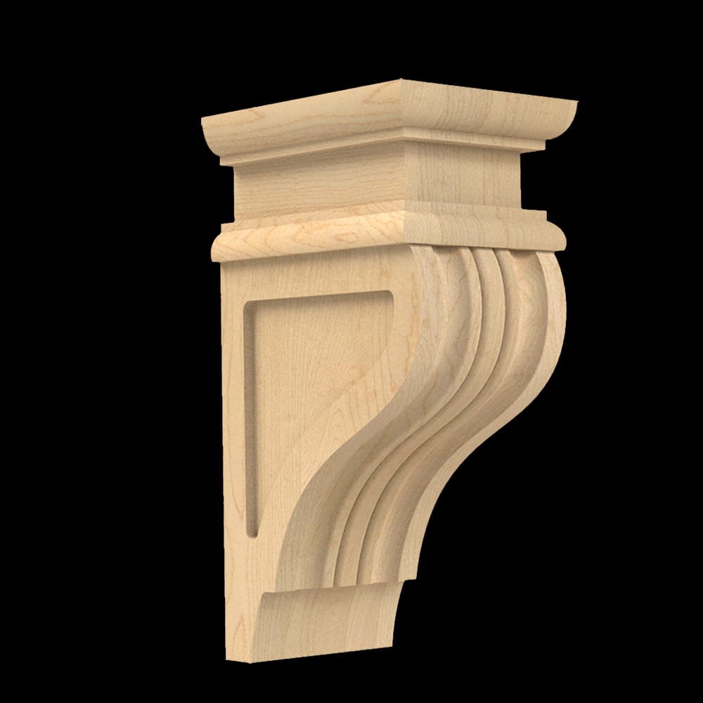 01600318HM1 - Designs of Distinction - Small Palladian Corbel - Hard Maple