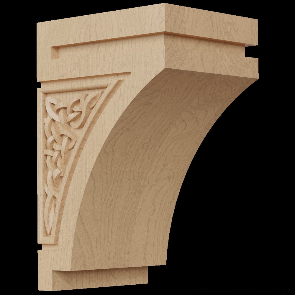 01600928HM1 - Designs of Distinction - Medium Gaelic Corbel - Hard Maple