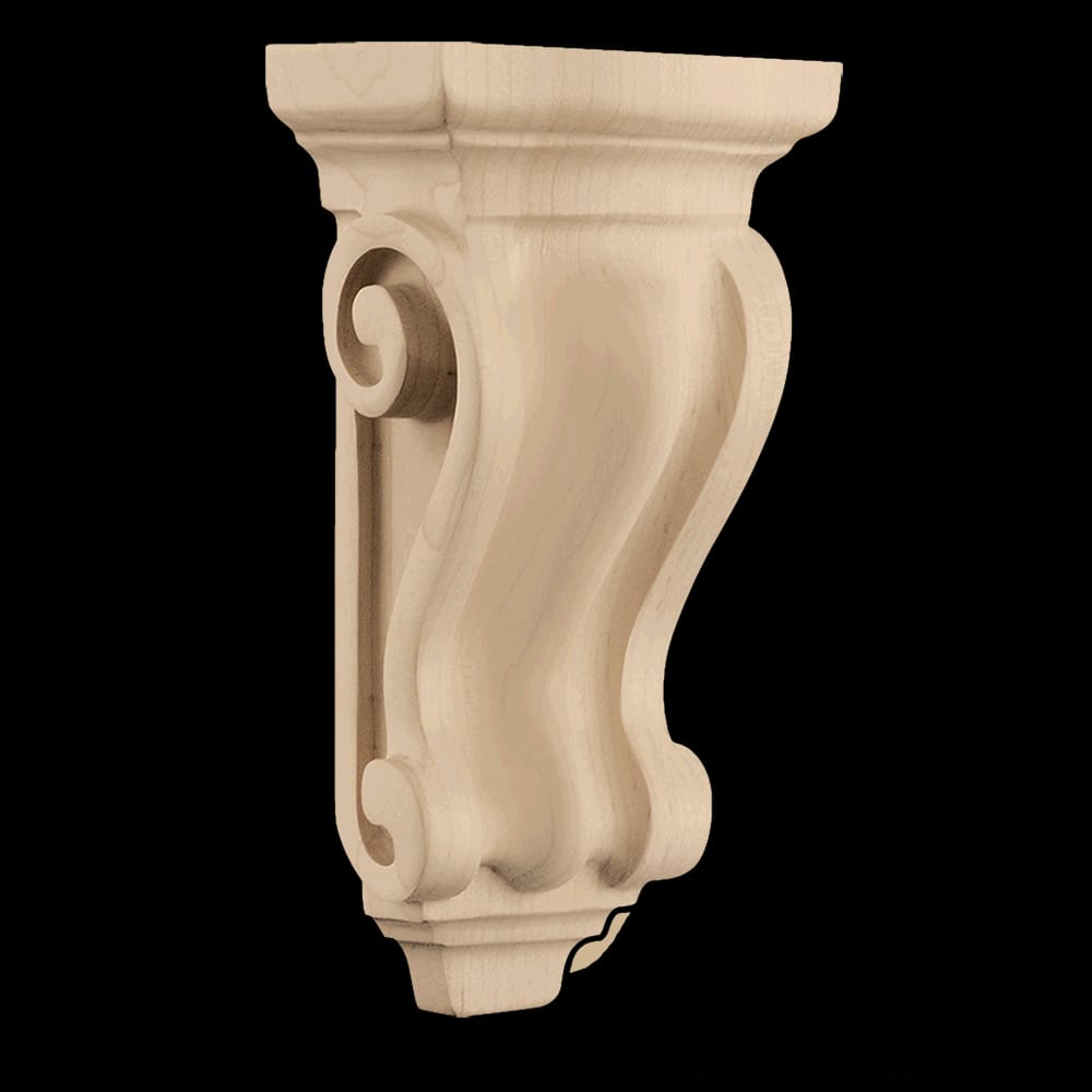 01605000HM1 - Designs of Distinction - Petite Corinthian Corbel - Hard Maple