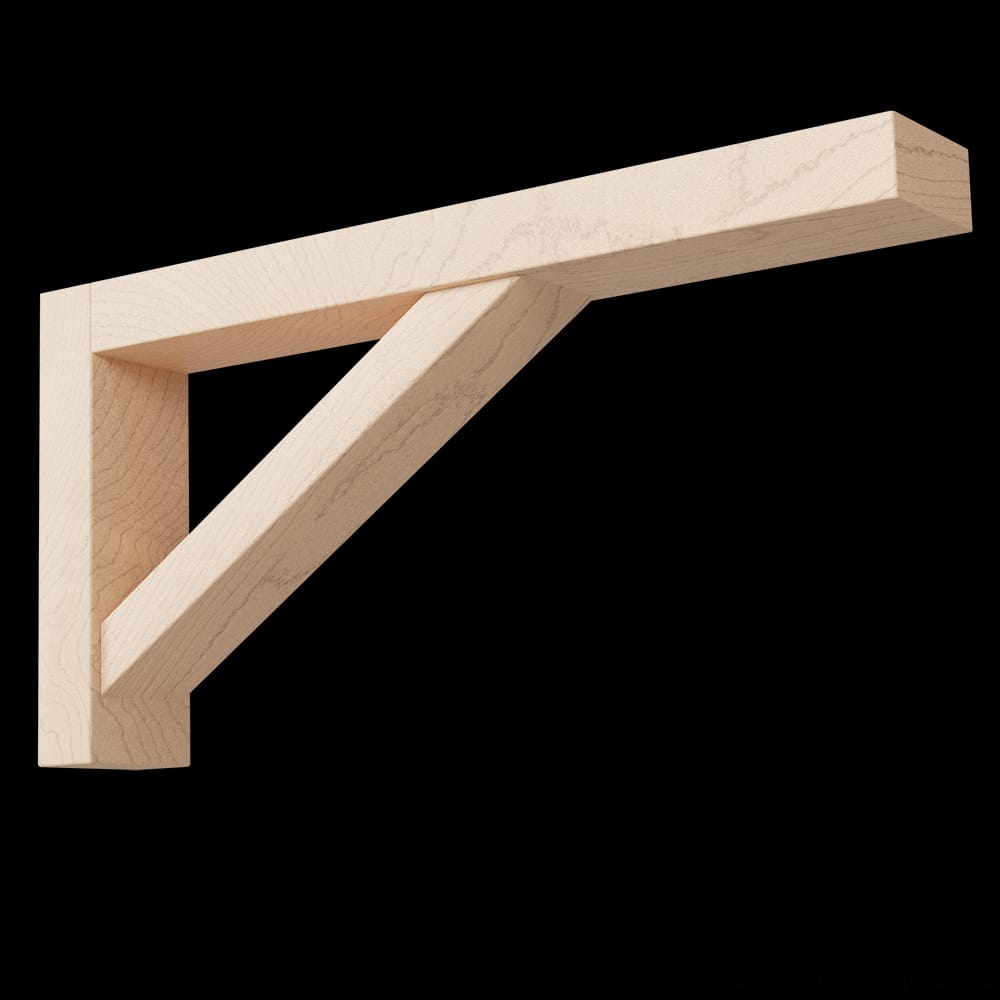 01605007PT1 - Designs of Distinction - Lexington Bar Bracket - Narrow - Paint Grade