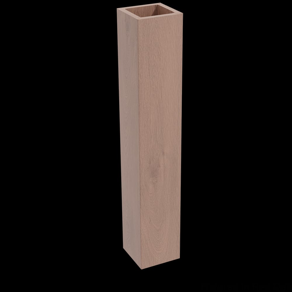01606010AK1 - Designs of Distinction - 6 inch x 34.5 inch Miter Lock Square Column - Red Oak