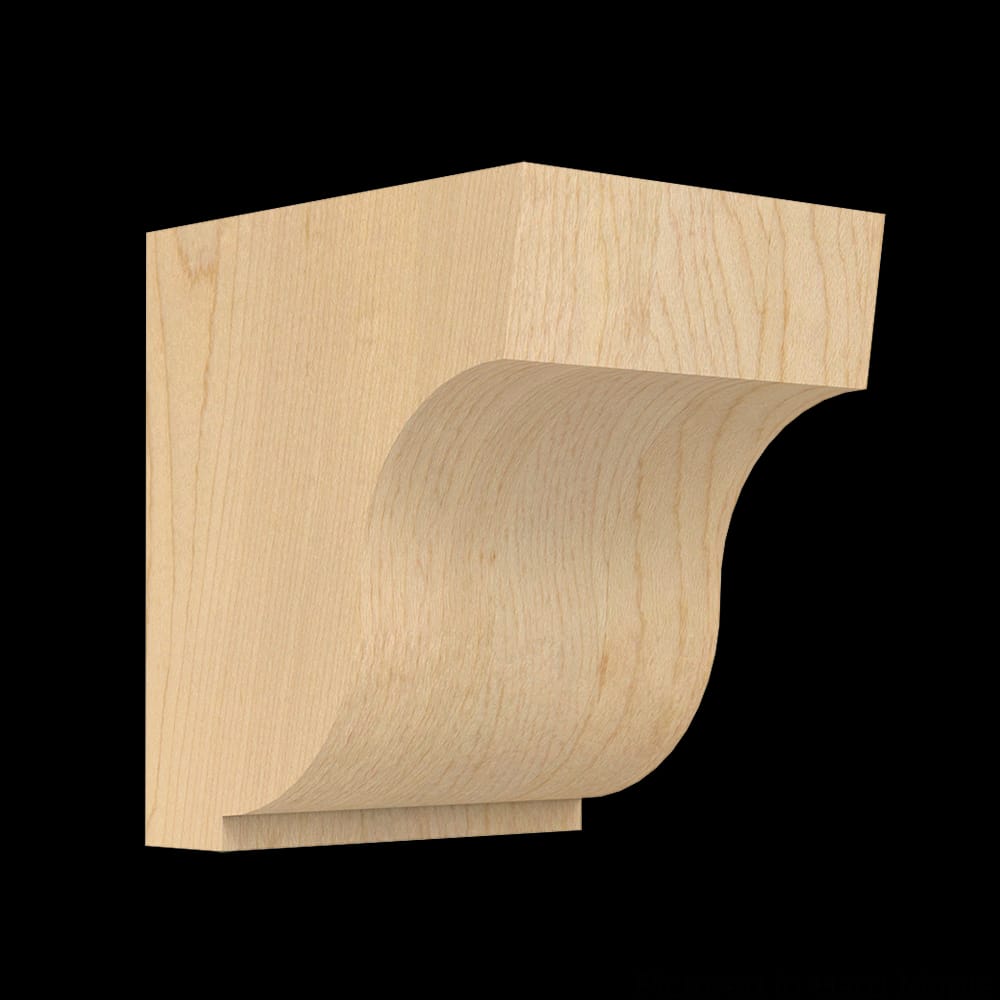 01607005AK1 - Designs of Distinction - Small Simplicity Corbel - Red Oak