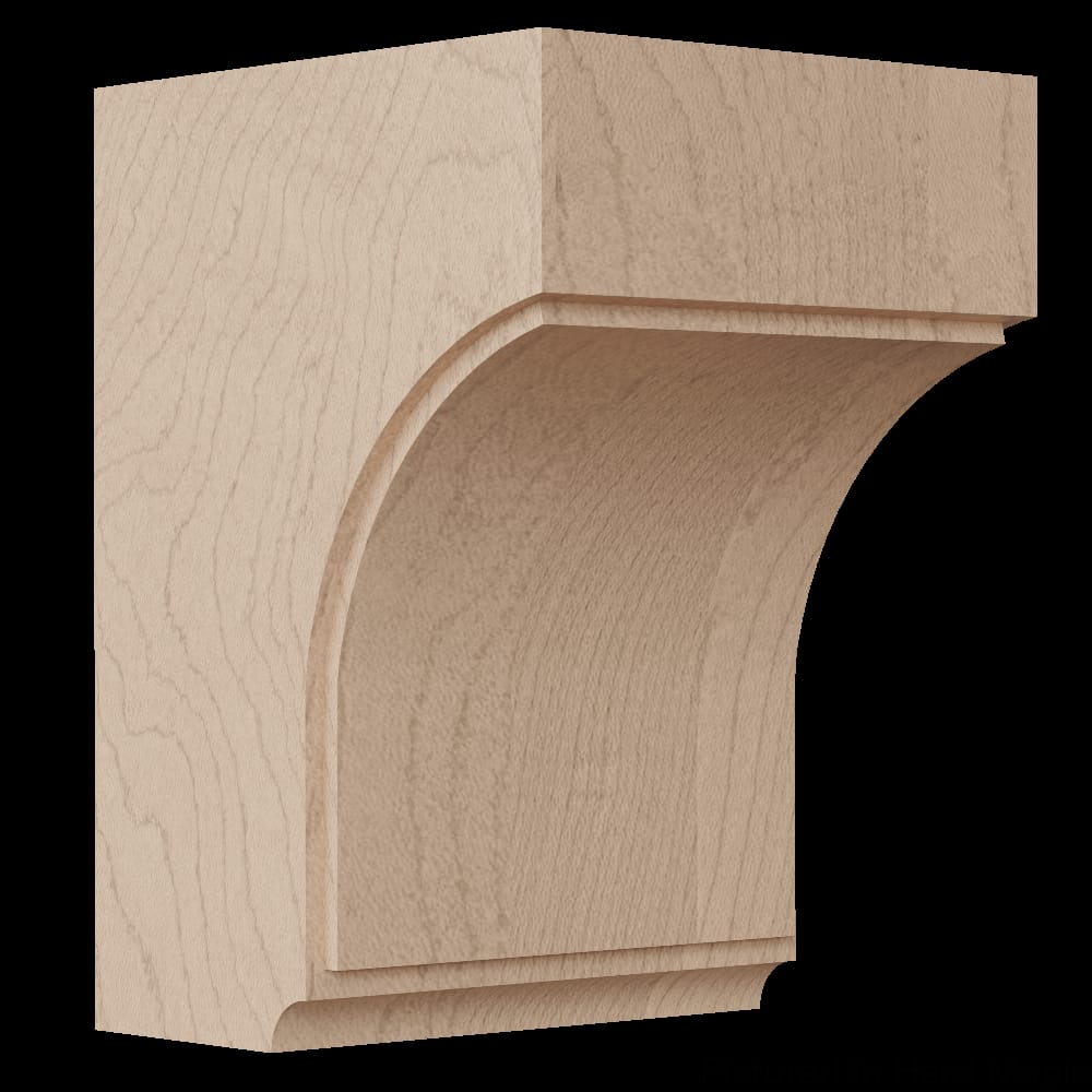 01607007AL1 - Designs of Distinction - Small Triad Corbel - Alder