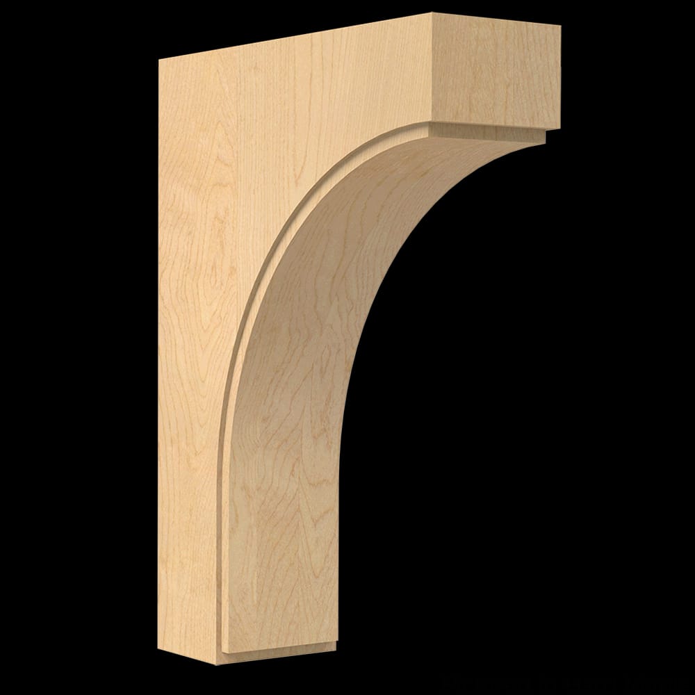 01607009CH1 - Designs of Distinction - Deep Triad Corbel - Cherry
