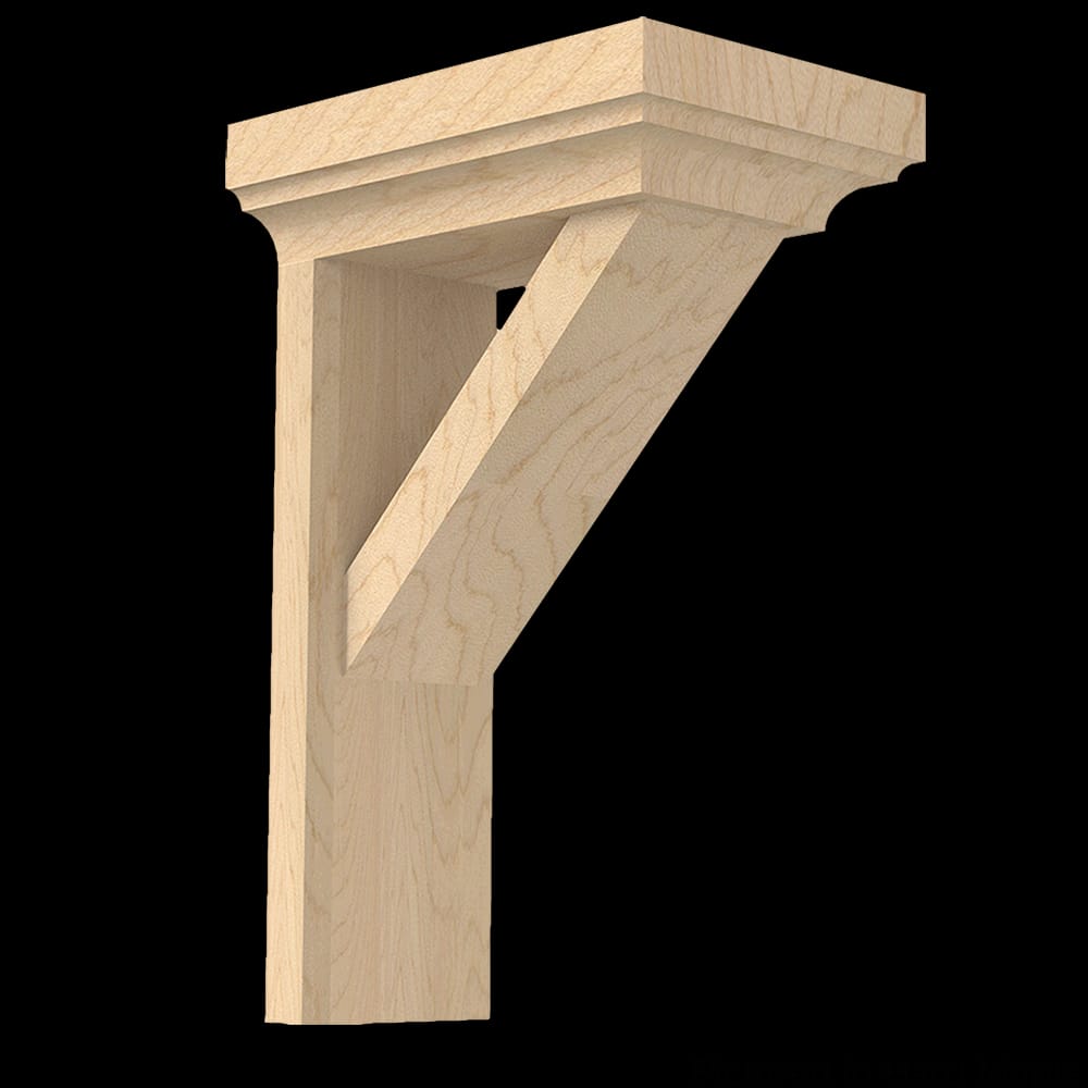 01607012CH1 - Designs of Distinction - Medium Arts & Crafts Bracket - Cherry