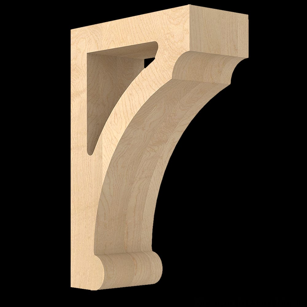 01608008WK1 - Designs of Distinction - Medium Open Craftsman Corbel - White Oak