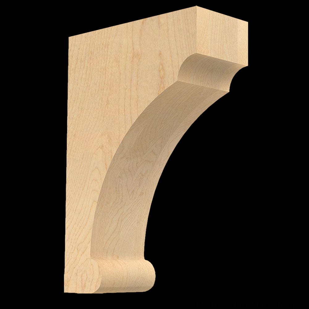 01608010WL1 - Designs of Distinction - Medium Craftsman Corbel - Walnut