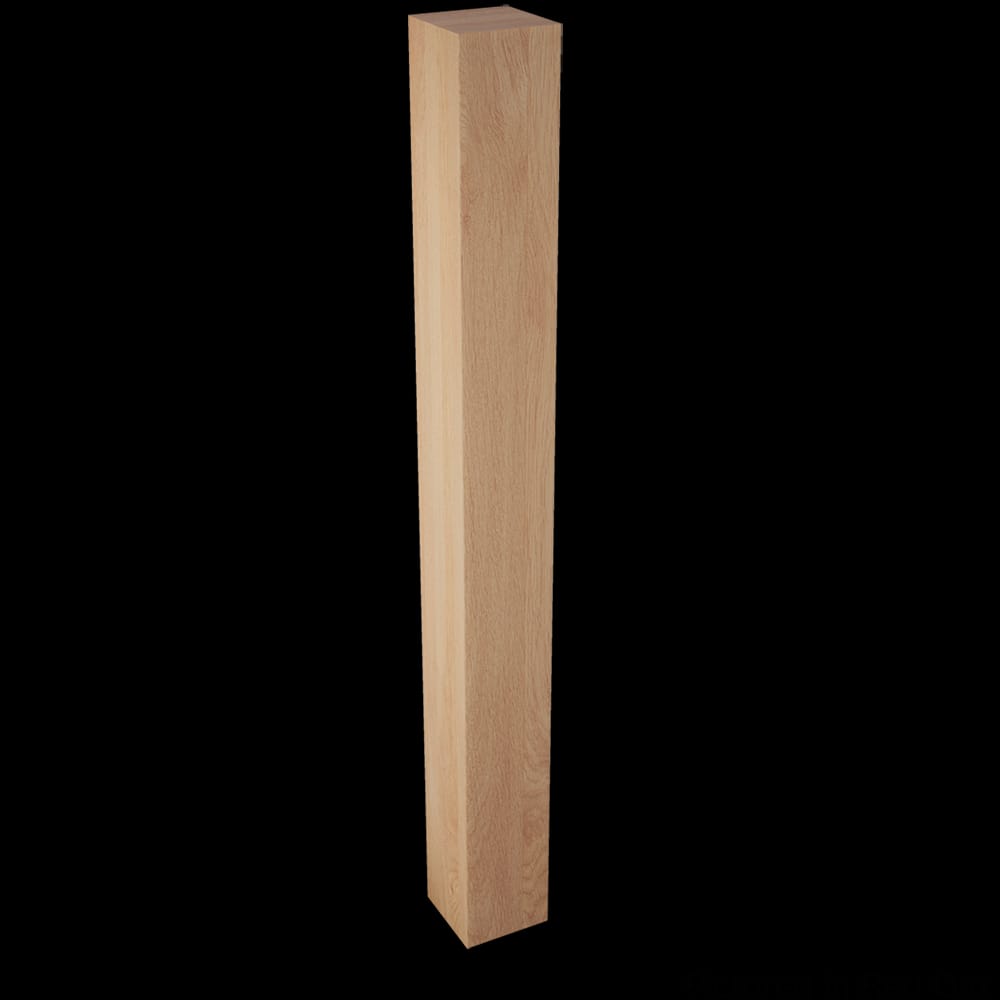 01613010AK1 - Designs of Distinction - 3 inch x 29 inch Square Leg - Red Oak