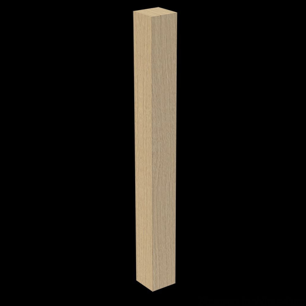 01613010WK1 - Designs of Distinction - 3 inch x 29 inch Square Leg - White Oak