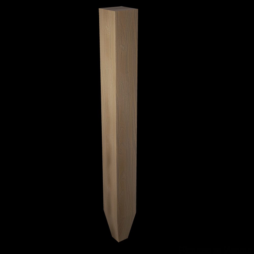 01613025WL1 - Designs of Distinction - 3 inch x 29 inch Square Leg with Foot - Walnut