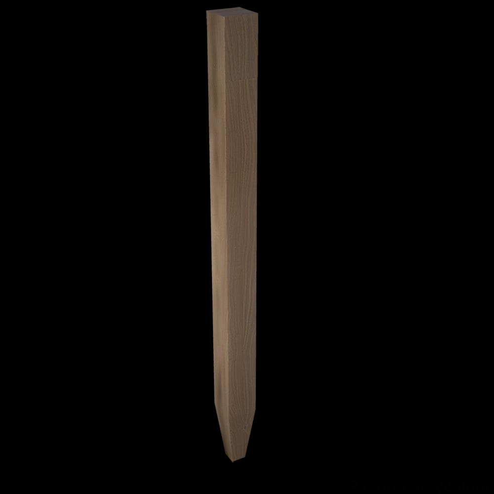 01621025WL1 - Designs of Distinction - 2 inch x 29 inch Square Leg with Foot - Walnut