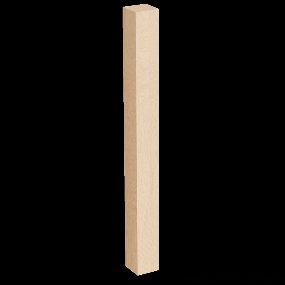 01634010HM1 - Designs of Distinction - 4 Inch Square Bar Column - Hard Maple