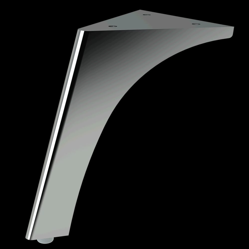 01700012CR1 - Designs of Distinction - Round Corner Leg - Chrome